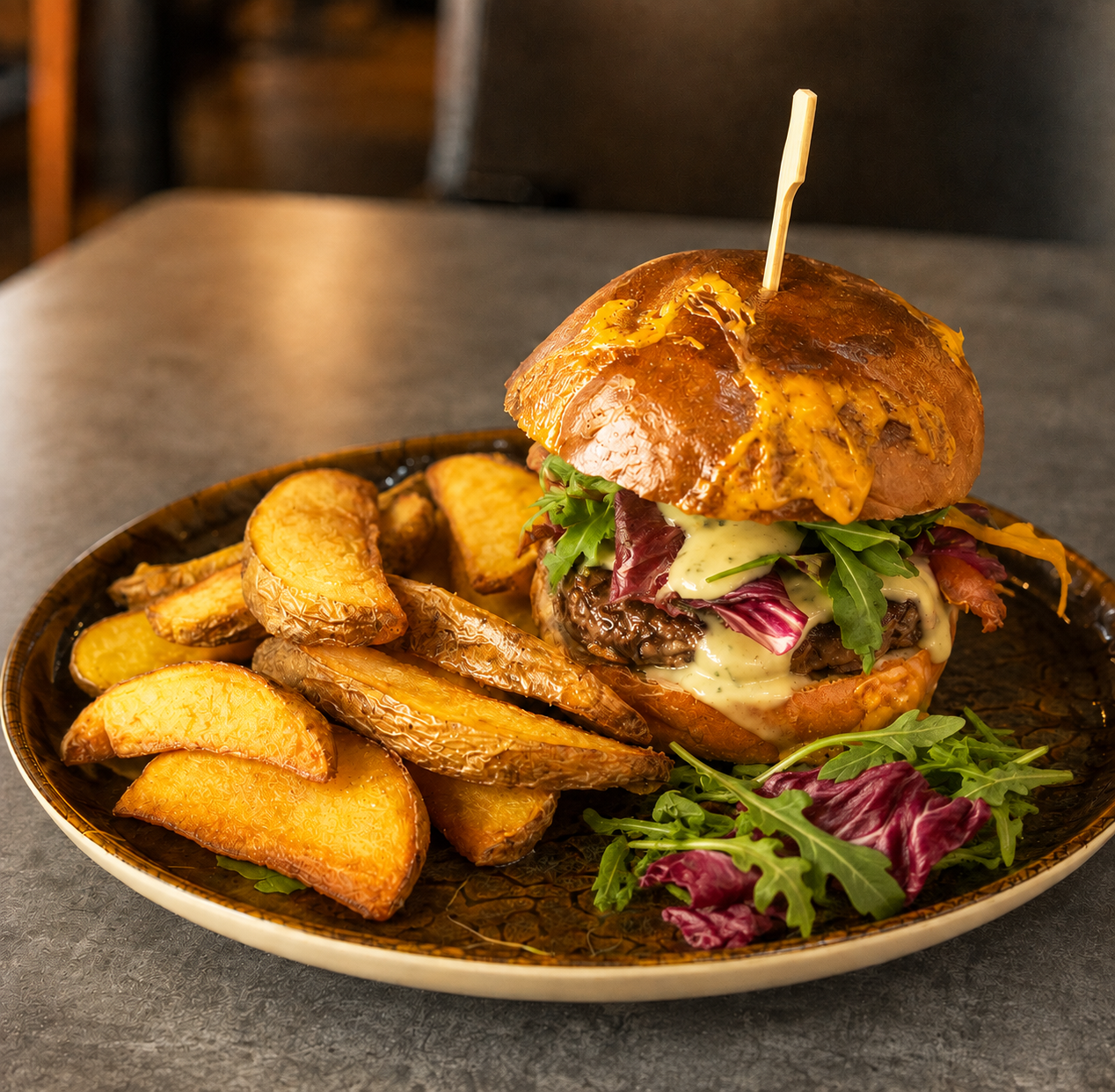 Burger Frites Salade